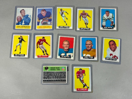 1964 and 1965 Topps Football Cards with Don Meredith