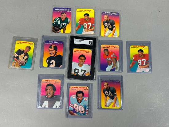 Nice Group of 1970 Topps Glossy Football Cards