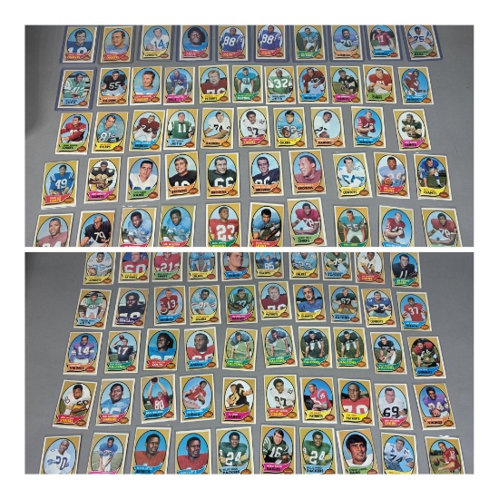 Very Large Group of Football Cards