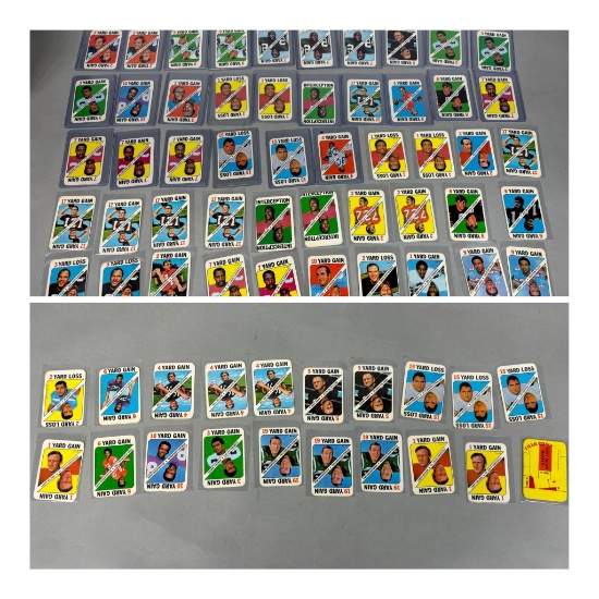 Group Lot of 1971 Topps Game Inserts With Field Markers