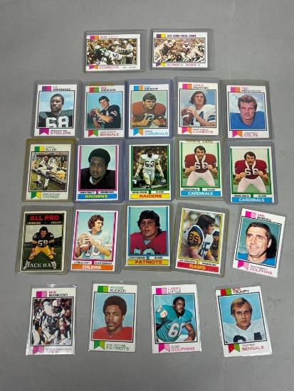 Group of 1973 and 1974 Topps Football Cards