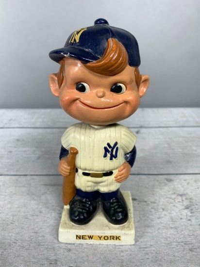 Vintage Japan New York Yankees Bobblehead ca. 1960s