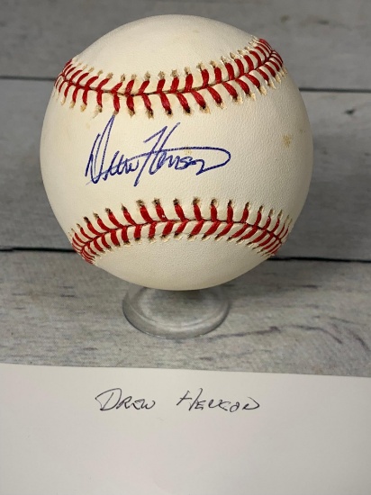 Vintage Autographed Drew Henson Baseball
