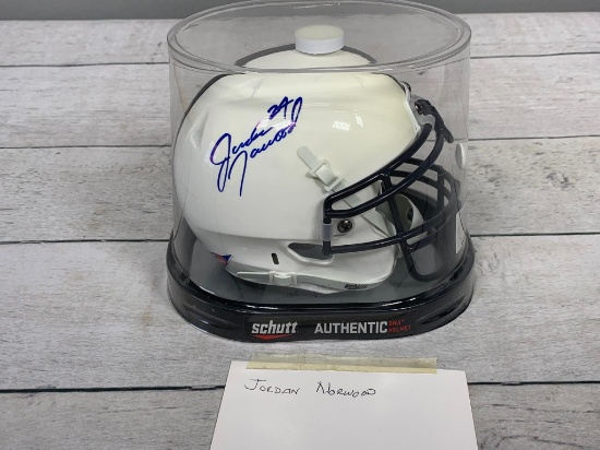 Jordan Norwood Autographed Penn State Mini Helmet by Schutt Sports