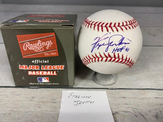 Ferguson Jenkins Autographed Baseball