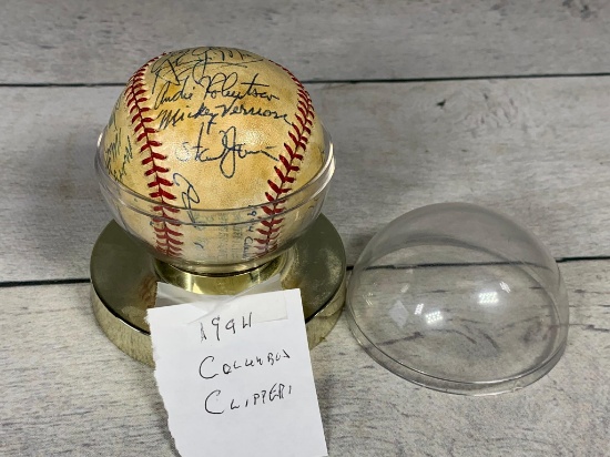 1994 Columbus Clippers Team Autographed Baseball