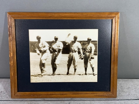 1937 Philadelphia A's Associated Press Photo in a Frame