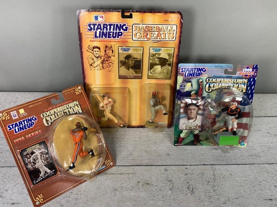 Starting Lineup Cooperstown Collection and Baseball Greats: Robinson, Musial, Weaver, Gibson