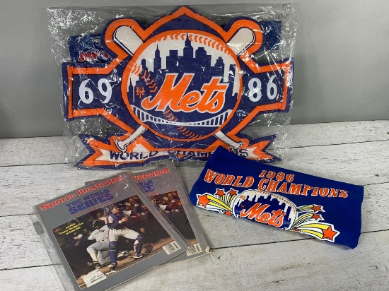 1986 New York Mets World Series Champions Memorabilia
