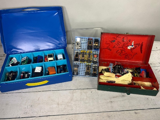 Group Lot Assorted Slot Cars, Battery Operated Stomper 4x4 Toys