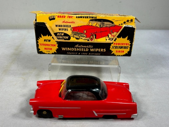 Vintage Irwin Hardtop Convertible Toy Car with Gyro Friction Motor