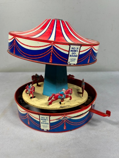 Vintage No. 31 Merry Go Round Toy by Wolverine Supply