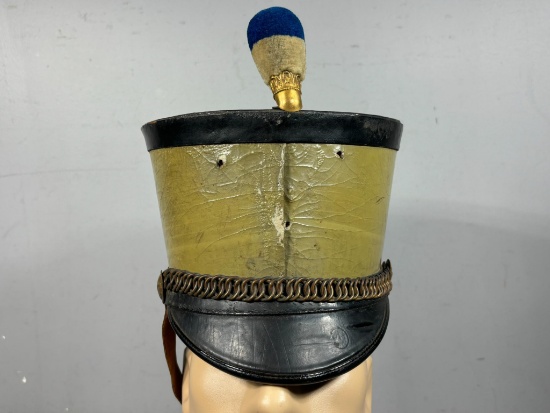 Early Vintage Military Shako Hat Size 7 1/4