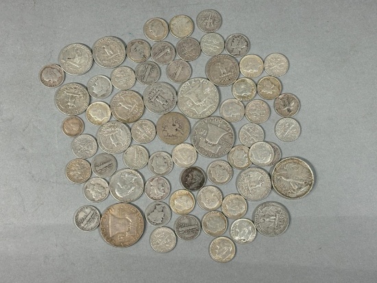 Very Large Lot old 1964 and Earlier Silver Coins