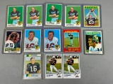 Group of Vintage Fred Biletnikoff and George Blanda Football Cards
