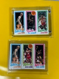 Binder of 1980-81 Topps NBA Basketball Cards Complete 264 Card Separated + Bonuses
