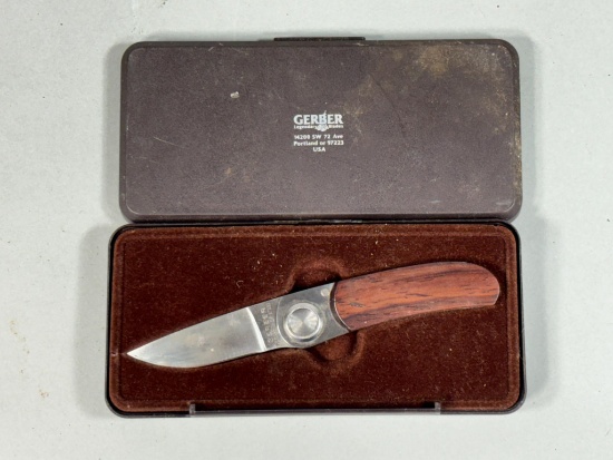 Vintage Gerber Knife in Case