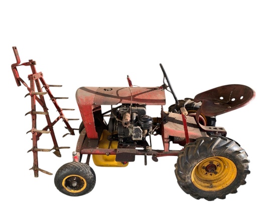 Copar Panzer Garden Tractor with Harrow