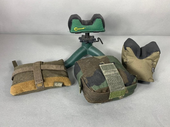 Group Lot of Rifle Target Shooting Rests