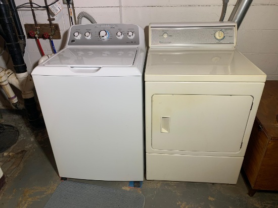 Amana Electric Dryer and GE Washing Machine