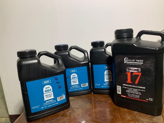 Group of Gunpowder in Jugs