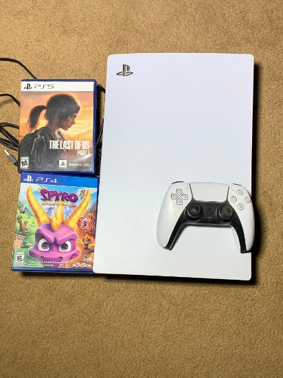 Sony PlayStation 5 with Remote and Games