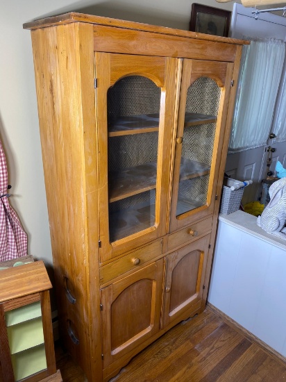 19th century flat wall cupboard