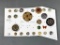 Large Lot of Better Antique Buttons - Enamel Colors, Jewels and more