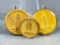 Three Brass Lighthouse Keeper Uniform Buttons