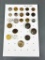 Group Lot of Antique Buttons French Tights Metal