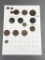 Group Lot of Antique Metal Buttons Pictures buildings
