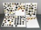 Large Lot Vintage, Antique Buttons - Wafer, Hor D'Oeuvres