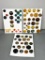 Large Lot Vintage Buttons Multiple Colors 
