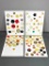 Large Lot Vintage Retro buttons Mid Century Celluloid
