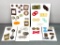 Large Lot Vintage Retro Slides, Claps Celluloid, Plastic, metal