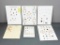 Group Lot Stencil Buttons, Mystery Buttons, Metal Stencils