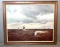 David W. Conklin Oil on Canvas Painting Native American Encampment Teepees