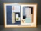 Enid Munroe (1923-2020) Trompe L'oeil Series: A is for Apple, 1984, Painting and Mixed Media Collage