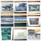Group Lot of Mixed Artwork, Framed Prints