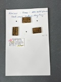 Group of Three Unusual Vintage Buttons Abacus