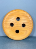 Large Wooden Button 10