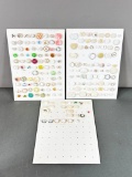Large Lot of Vintage Buttons Modern Glass, white, colors