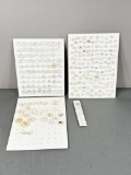Large Lot of Vintage Buttons Clear, Colorless Glass