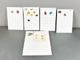 Group Lot of Vintage Buttons Arita, Enamel, Animals