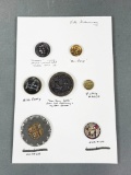 Group Lot of Antique Buttons Kate Greenaway