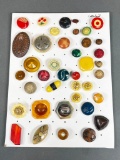 Large Lot Retro MCM Buttons Bubbles Colorful Nice