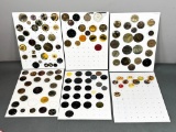 Large Lot Vintage, Antique Buttons - Wafer, Hor D'Oeuvres