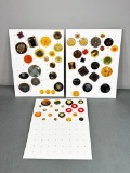 Large Lot Retro Vintage Buttons Includes Bakelite