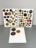 Large Lot Vintage Retro Mid Century buttons Misc.