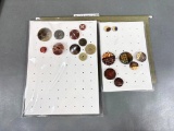 Group Lot Retro Vintage Mother Daughter Button Sets